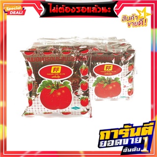 เอฟเอฟ ขนมอบกรอบ รสมะเขือเทศ 15 กรัม แพ็ค 12 ซอง FF Snack Tomato 15g x 12 Bags