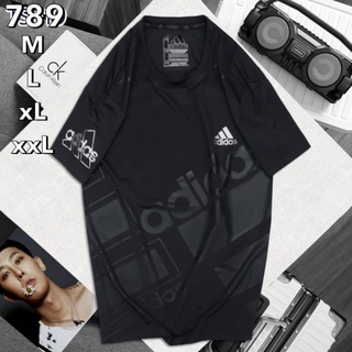 เสื้อคอกลม Adidas เสื้อกีฬาเ สื้อออกกำลังกายใส่สบายเนื้อผ้าดี