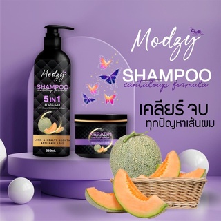 MODZY Shampoo&amp;Keratin Treatment สูตรแคนตาลูป