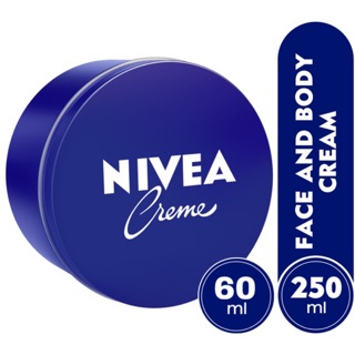 NIVEA Creme 60 250 ml มล นีเวีย ครีม ตลับน้ำเงิน Face and body cream