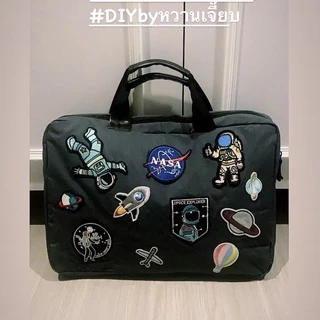 DIY ตัวรีดติดเสื้อรีด ลายอวกาศ รีดกับวัสดุที่เป็นผ้าได้หลากชนิด ติดบนอุปกรณ์นักเรียน ติดกระเป๋า งานปัก ซ่อมเสื้อ