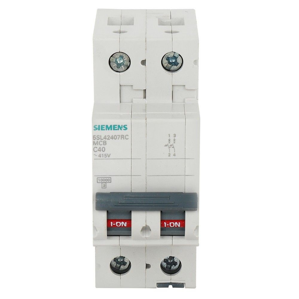 เบรกเกอร์ เมนเบรกเกอร์ SIEMENS 40A 2P 10KA เบรกเกอร์ ตู้ไฟ งานระบบไฟฟ้า MAIN BREAKER 40A 2P 10KA SIE