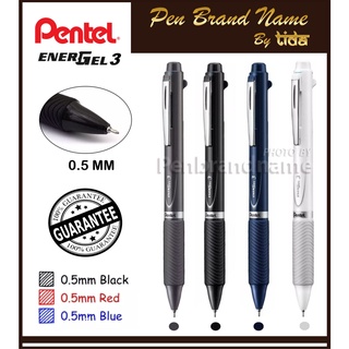 ปากกาเจล Pentel Energel3 Multi Function 3 ระบบ (3in1) ขนาด 0.5 MM