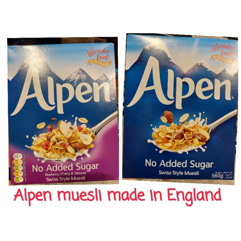 พร้อมส่ง Alpen No Added Sugar Muesli อัลเพน มูสลี่ 560 g.
