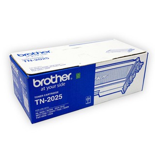 Brother TN-2025 ตลับหมึกโทนเนอร์ สีดำ ของแท้ Black original toner cartridge