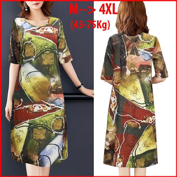 SHOPPRO - MIDDLE-AGED FASHION - MIDDLE-AGED SURF DRESS SIZE IN Cubism 3232 3276 3283 3213 3236 3234 
