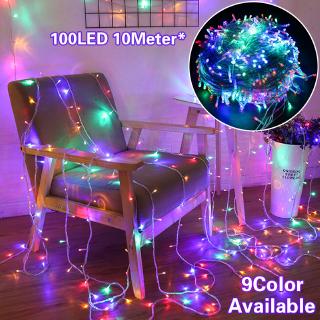 100LED 10M Led Light 8 Modes Fairy Led String Lamp Outdoor Party Decoration Lighting Christmas Decor Lights