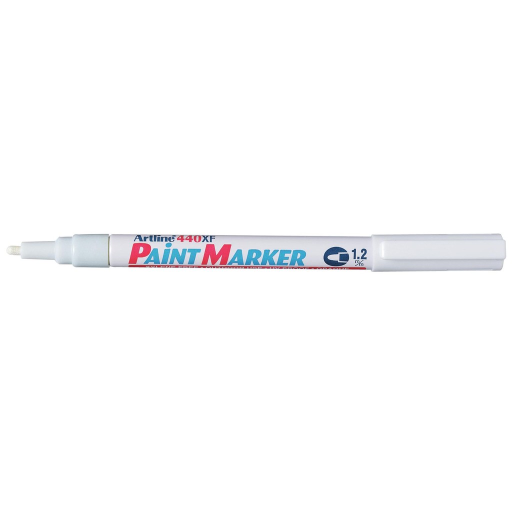 ปากกาเพนท์  Paint Marker ยี่ห้อ Artline Gold/White  หัวเล็ก/หัวกลม 1 ด้าม