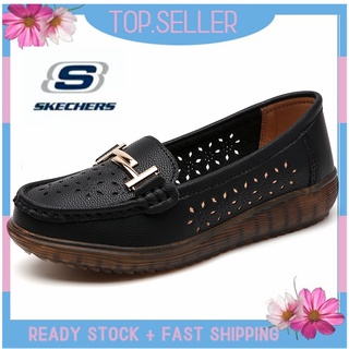 [พร้อมส่ง] *Skechers__go Walk Arch Fit รองเท้าแตะโลฟเฟอร์ ส้นแบน แบบสวม สําหรับผู้หญิง ผู้ชาย