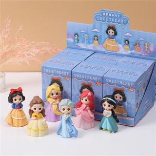 * พร้อมส่ง * โมเดลเจ้าหญิง Disney princess SWEETHEART