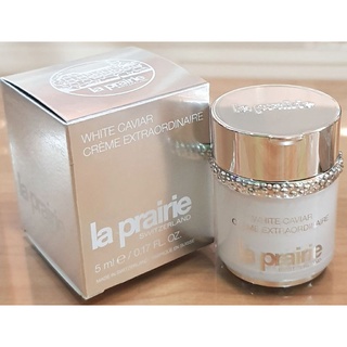 ❤NEW 2022!! 5 ml.❤ใหม่แท้ 100%La Prairie White Caviar Crème Extraordinaire Cream  ครีมบำรุงผิวสุดปัง