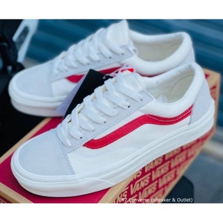 [พร้อมส่ง]  Old Skool Style 36 Marshmallow Red สีแดง❤️ ✅สินค้าพร้อมกล่องป้ายแท็ก มีเก็บปลายทาง