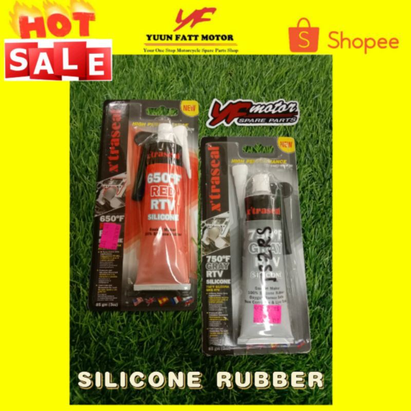 GAM GASKET /GASKET MAKER ยางซิลิโคน 100% แดง/เทา XTRASEAL GUM GASKET