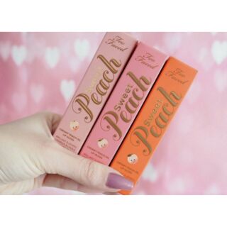 sweet peach lip oil swatches ลิปกลอส