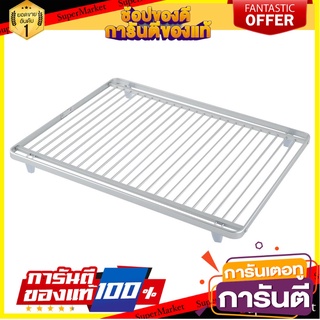 แผ่นวางคว่ำจานบนซิงค์อลูมิเนียม M KECH อุปกรณ์จัดเก็บในครัวอื่นๆ DISH DRAINER RACK KECH TA-6256A