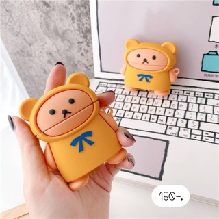 น่ารักมากก🥺 น้องมาใหม่จ้า เคสแอร์พอด 1 2 Pro 🐻 หมีฮูด