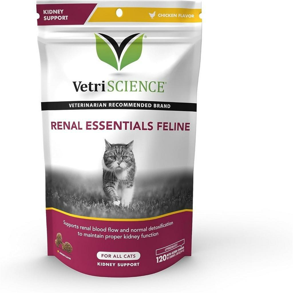 โรค ไต Renal Kidney แบ่งขาย 1 ชิ้น บำรุง ขนม อาหารเสริม แมว ป้องกัน สัตว์ป่วย ค่าไตสูง อักเสบ Essentials Vetri