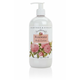 โลชั่นทาผิวกาย Crabtree &amp; Evelyn body lotion กลิ่น Rosewater ขนาด 500 ml ใหม่ แท้