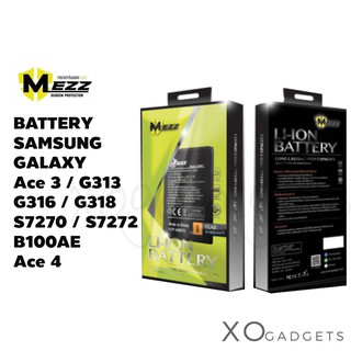 Mezz แบตเตอร์รี่ SAMSUNG GALAXY Ace 3 / G313 / G316 / G318 S7270 / S7272 B100AE  Ace 4 batt แบต ace3 มีมอก รับประกัน1ปี