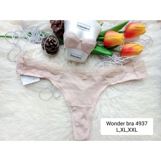 Wonder Bra Size XS-2XL ชุดชั้นใน/กางเกงชั้นในทรงจีสตริง(G-string) 4937