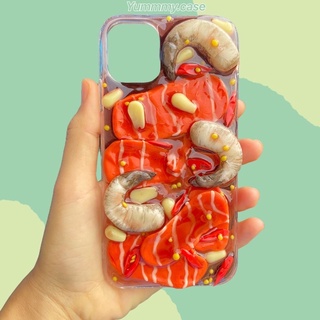 เคสแซลมอล + กุ้ง ดองน้ำปลา