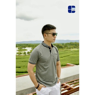 เสื้อโปโลผู้ชายแขนสั้น รุ่น C59 AIR รหัส 087 เสื้อสีพื้น เสื้อคอปก เสื้อคอโปโล เสื้อมีปก KINGBERRY SHOP