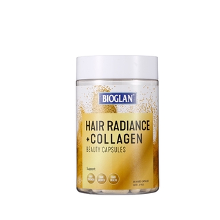 Australia Bioglan Hair Radiance + Collagen 90 Capsules ไบโอแลนแฮร์เรเดียนซ์ + คอลลาเจน 90 แคปซูล ออสเตรเลีย