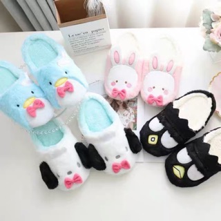 รองเท้า Slipper/รองเท้าแตะใส่ในบ้าน Sanrio ขนนุ่ม