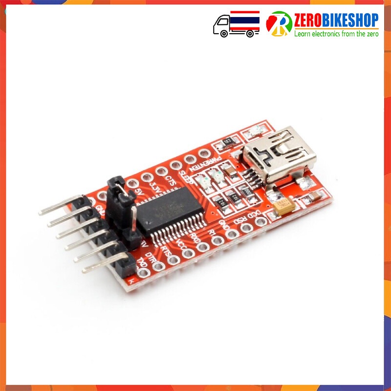 FT232RL FTDI USB 3.3V 5.5V to TTL Serial Adapter Module สำหรับ ESP32-CAM 1 ชิ้น by ZEROBIKE