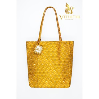 กระเป๋าผ้าไหมไทย Thai Silk Tote Bags (Thai Silk รหัส 69)