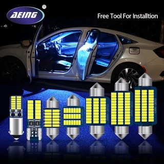 1PC T10 หลอดไฟ Led โดมไฟภายในรถ Festoon 31 มม.BA9S Led T4W W5W C10W C5W 28 มม.36 มม.39 มม.41 มม.