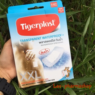 Tigerplast พลาสเตอร์ใสกันน้ำ [W4] 10x12cm (2แผ่น/กล่อง) // Transparent Water Proof