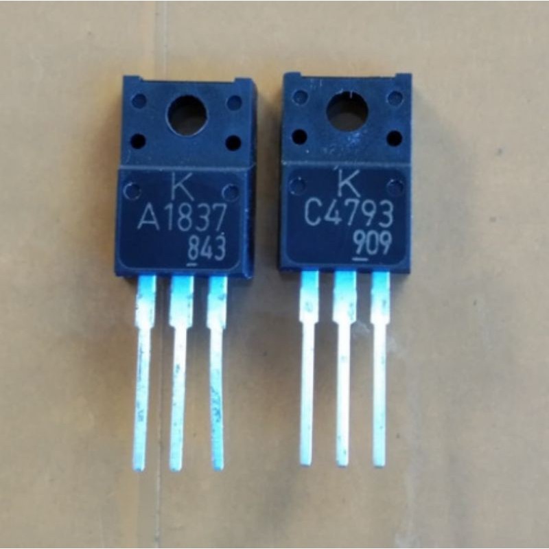 TR A1837 & C4793 KEC 1 ชุดทรานซิสเตอร์ A 1837 & C 4793
