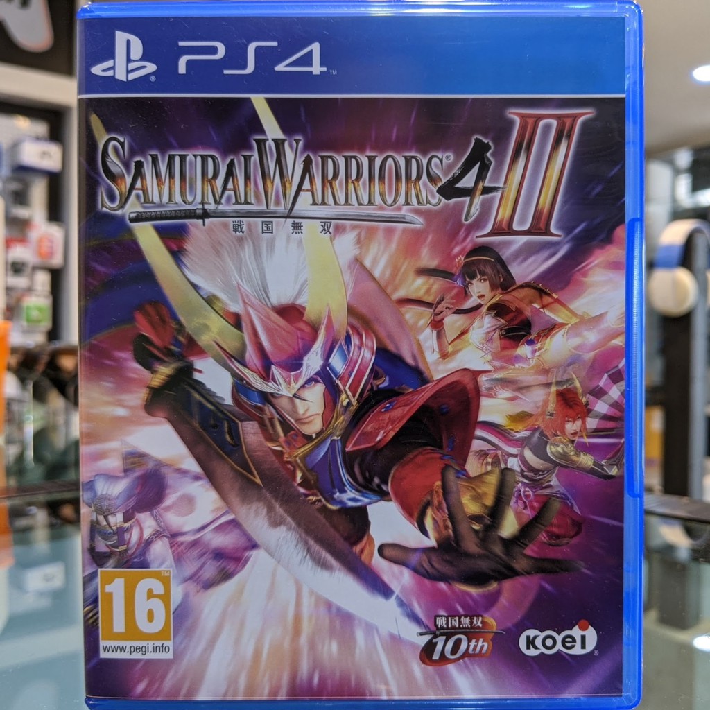 (ภาษาอังกฤษ) มือ2 Samurai Warriors 4-2 แผ่นเกม PS4 แผ่นPS4 มือสอง (เล่น2คนได้ Sengoku Musou 4-II เล่นกับ PS5 ได้)