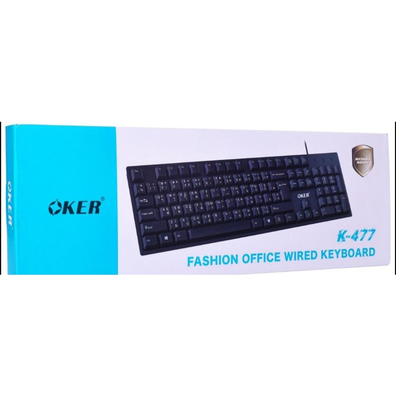 คีย์บอร์ดเดินสายK-477ของแท้จากบริษัทยี่ห้อ.OKER
