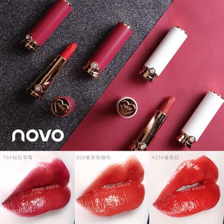 Sale!! 🔥🔥 Novo gemstone lipstick [No.5306] ลิปสติกติดทน เนื้อแมท (พร้อมส่ง/ของแท้)