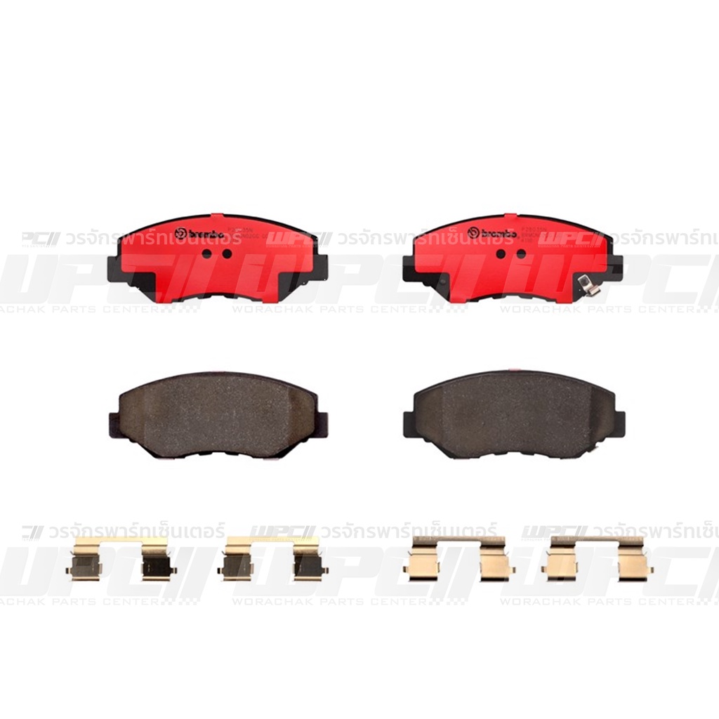 BREMBO ผ้าเบรคหน้า CIVIC FC FK ปี16-21, CRV G2 ปี02-06 (Ceramic)