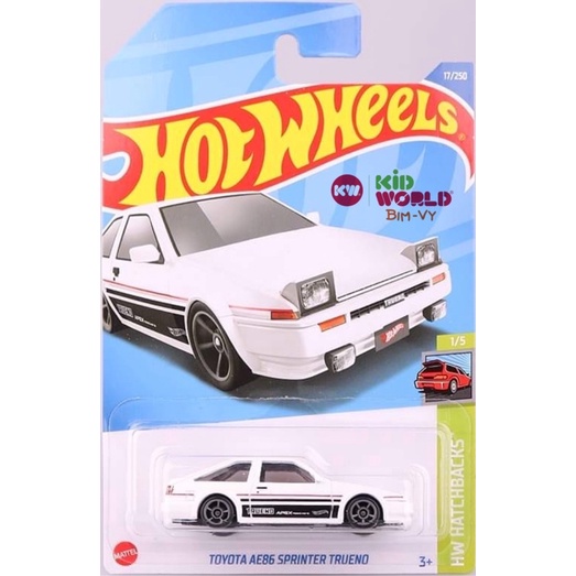 Hot Wheels basic Toyota AE86 Sprinter Trueno HCV01 รถโมเดล