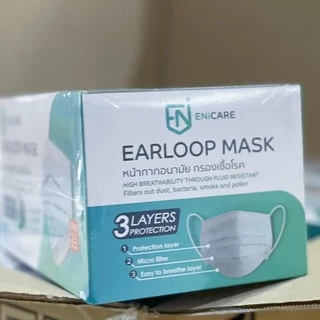 [กัน PM2.5] ENiCARE Essential Mask 50/Box หน้ากากอนามัย 50ชิ้น แมสผลิตในไทย