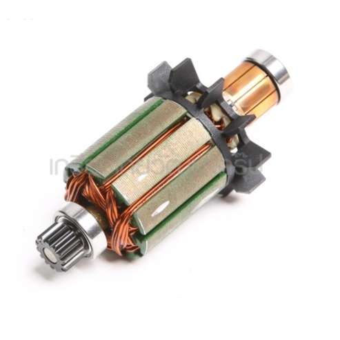 Makita armature for model. DHP458/DDF458 อะไหล่ทุ่นมอเตอร์ DC รุ่น DHP/DDF458 ยี่ห้อ มากีต้า part no. 619496-0