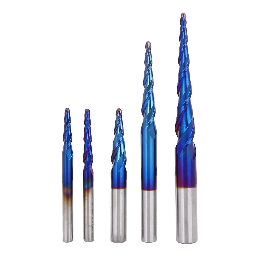 Pcs Cutter Milling Coating Cemented Tungsten Mill Super Carbide End 2T ...