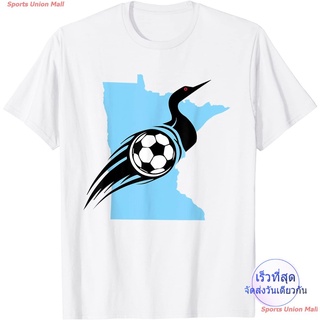 ผู้ชาย 2022 แมทช์ลุคง่าย Minnesota Soccer Loon T-Shirt คู่รัก ins เสื้อ ผู้ชาย เสื้อยืด men tshirt