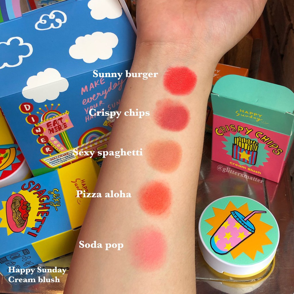 happy sunday cream blush