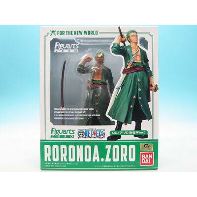 Zoro - Figuarts Zero (New World Ver.) มือ1 ของแท้ JP แมวทอง โมเดลวันพีซ One Piece โซโล FZ