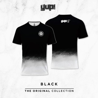 YUP! - RUNNING SHIRT 🔥 BLACK- THE ORIGINAL 🔥 เสื้อวิ่ง เสื้อกีฬา ระบายอากาศดี คอลเลคชั้นใหม่ !! - จำนวนจำกัด