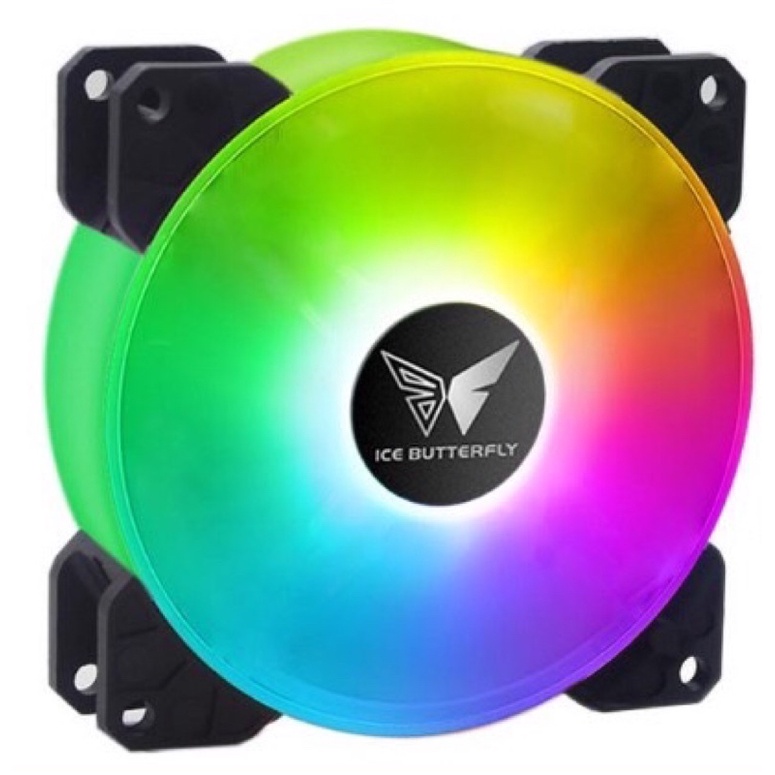 พัดลม ARGB SNOWMAN FAN 9CM COOLING FAN(ใช้ต่อกับกล่องรีโมทCOOLMAN หรือ TSUNAMI ได้)