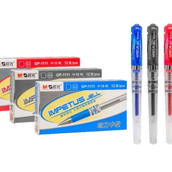 ปากกาหมึกเจล M&G GP-1111 ขนาด 0.7 (1 โหล)