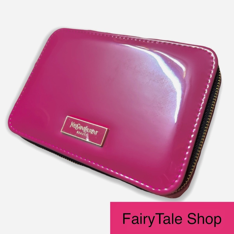 กระเป๋าใส่เครื่องสำอางYves Saint Laurent Women  Cosmetic Make-up Travel Mirror Vanity Case Bag