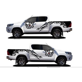 สติ๊กเกอร์ติดรถtoyota revoสติ๊กเกอร์ลายโคลน revo สติ๊กเกอร์แต่งรถrevo rocco สติ๊กเกอร์ rad สติ๊กเกอร์ลายทหาร สติ๊กเกอร์