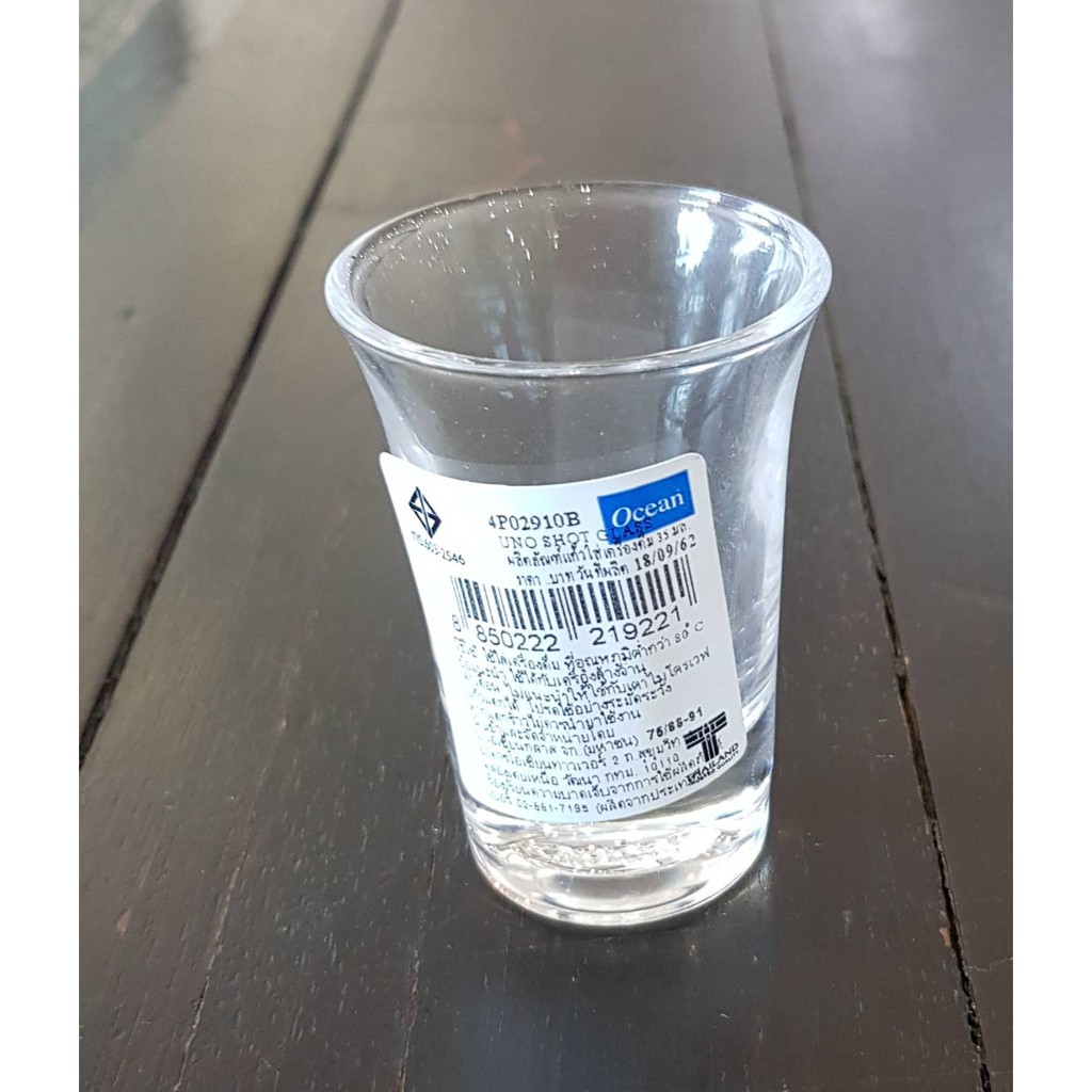 (6 ใบ) โอเชี่ยนกลาส - แก้วเหล้า/แก้วช็อท UNO SHOT 35มล (รหัส4P02910) #G01-620